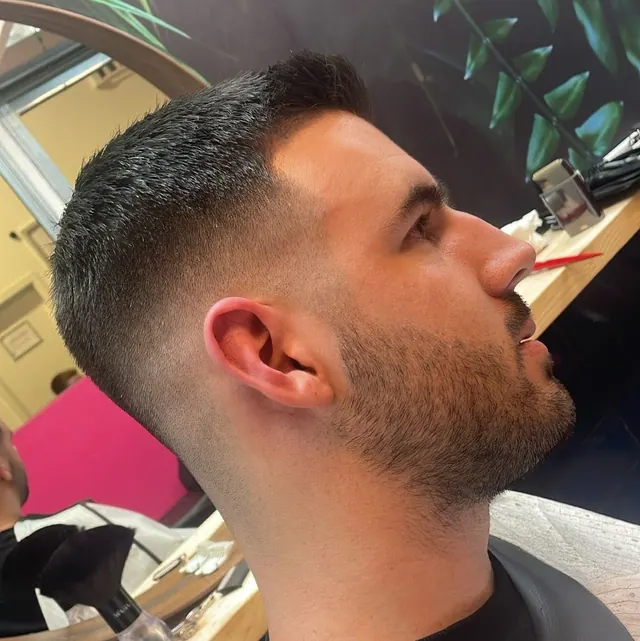 A skin fade at Guilty Barber Club